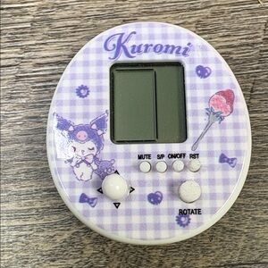 💜 Kuromi Digital Virtual Pet Handheld Game | Sanrio | Purple Gingham | Tested